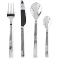 Rosendahl Gc Nouveau Bestiksæt Stål 16 Dele - Silver - 22.5 CM