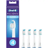 Oral-B Pulsonic Clean 4 kpl -vaihtoharjaspäät, Valkoinen