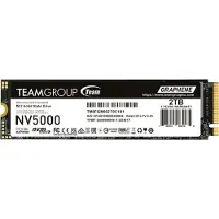 Team Group NV5000 2TB M.2 2280 PCIe 4.0 NVMe SSD with graphene heatsink, speeds up to 5000 MB/s read and 3000 MB/s write (TM8FGM002T0C101)