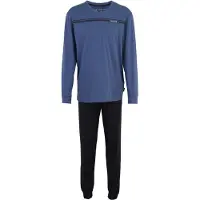Tom Tailor Pitkä pyjama safiiri / tummansininen