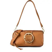 Harbour 2nd Just Pure Olkalaukku Nahka 28 cm Ruskea