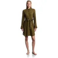 Emporio Armani for woman. EW000817_AF20252 Beach dress green (L), Casual, Viscose, Long sleeve