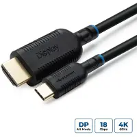 Microconnect USB-C – HDMI -kaapeli, 2 m, musta