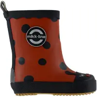 Mikk-Line Barefoot Ladybug Kumisaappaat, Henna, 31