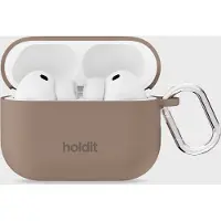 Holdit Silicone Case Solid Mocha Brown AirPods Pro 3