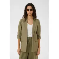 Soaked Slragna Shirley Blazer - Khaki green - XS