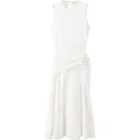 Mango Handkerchief A-Line Dress - Cream - S