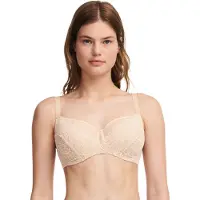 Chantelle Floral Touch Very Covering Underwired Bra - Beige - 75 F