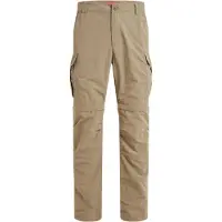 Craghoppers Men's NosiLife Convertible Cargo Trousers III Pebble 34 Regular