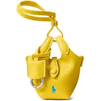 Ralph Lauren for woman. 427P17791002 Charm Shiny Drum yellow (OSFA), Casual, Leather