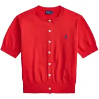 Ralph Lauren 2/50 Pima Cotton-Sweater-Cardigan - Red - L