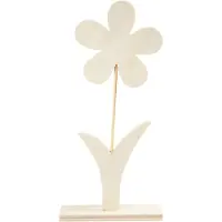 Creativ Company Wooden Flower with Base 26cm