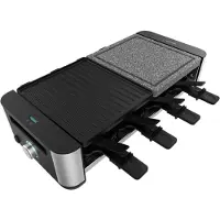 Cecotec Cheese&grill 16000 Inox Mixgrill Ja Sähköinen Raclette-paistolevy