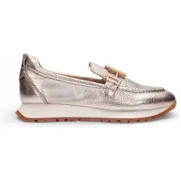 Hispanitas for woman. HV253949 Trainers Kansas gold (42), Leather, 3 to 5 cm, None, Casual, Bronze
