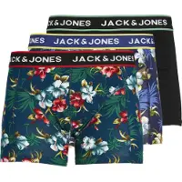 Jack & Jones Jacflower Trunks 3 Pack.noos - Black - L