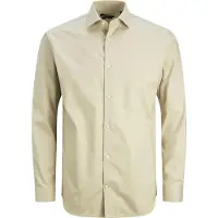 Jack & Jones Jprblaparker Shirt L/S Noos - Beige - S