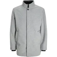 Jack & Jones Jjeharrison Wool Blend Jacket Sn - Grey - S