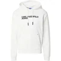 Karl lagerfeld JEANS Collegepaita musta / valkoinen