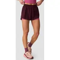ICANIWILL Mirage 2-in-1 Shorts Maroon Red