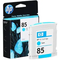 HP 85 Mustepatruuna Cyan