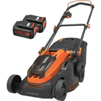 Black & Decker Akkukäyttöinen ruohonleikkuri CLM3825L2-QW; 36 V; 38 cm; 2x2,5 Ah akku