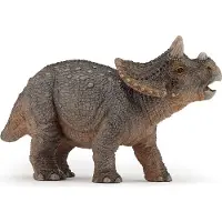 Papo Triceratops - Vauva - Korkeus: 6 cm - - OneSize - Dinosaurukset