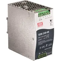 Trendnet TI-S24048 v1.0R, Virtalähde, Metallinen, Ylijännite, Ylikuormittaa, Oikosulku, 1693000 h, 240 W, 100 - 240 V