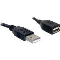 DeLOCK – Extension cable USB 2.0 A-A 15 cm male / female (82457)