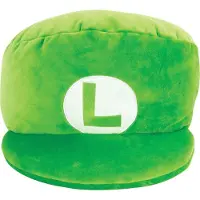 Tomy - Club Mocchi- Mocchi- Super Mario - Luigi's Cap Plush 40cm - Plyysi