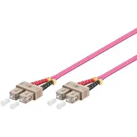 Microconnect OM4 LSZH SC-SC 15m -valokuitukaapeli, violetti