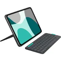 Logitech Flip Folio, QWERTY, Kansainvälinen (US), 1,8 cm, 1 mm, Apple, iPad Pro 11-inch (M4), iPad Air 11-inch (M2 & M3), iPad Air (5th gen) (920-013403)