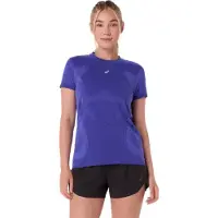 Asics Road Seamless Ss Top - Purple - L