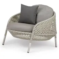 Dedon , AHNDA lounge-tuoli AB7 lipari 0304 white quartz 0106