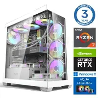 INTOP Tietokone AQUA Ryzen 7 7700X 32GB DDR5 1TB SSD M.2 NVME RTX5060 8GB WIN11