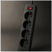 Transcend F25U 5 liitäntää + 3 USB + 1 USB-C / 2 m valkoinen