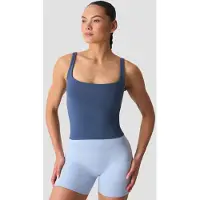 ICANIWILL Smooth Seamless 2-in-1 Tank Dusty Twilight Blue