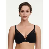 Chantelle Norah Chic Plunge T-Shirt Bra - Black - 65 G