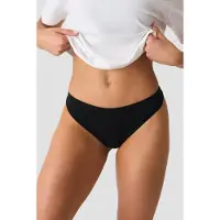 ICANIWILL Smooth Seamless Thong 2-Pack Black
