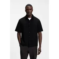 BOSS for man. 50559576 Member Shirt black (XL), Casual, Cotton, Short sleeve