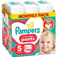 Pampers Active Baby Pants -vaipat, koko 5, 164 kpl