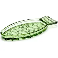 Serax Serving Dish N°1 Green Fish & Fish Set/2 - Green - ONE SIZE