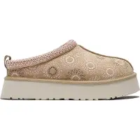 Ugg for woman. 1178193 Tazz Sun Stitch Light Brown Leather Clogs (37), 3 to 5 cm, None, Casual