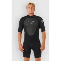 Rip Curl Omega Spring 2/2 Mm Fl Lyhythihainen Shorty-märkäpuku Selkävetoketjulla