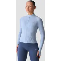 ICANIWILL Smooth Seamless Zip Jacket Fainting Blue