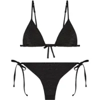 Emporio Armani for woman. EW000786_AF20255 Black Lurex Bikini (L), Beachwear, Polyamide