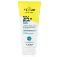 Yellow Professional Curls Curly Leave-in Cream hiuksiin jätettävä voide aaltoileville ja kiharille hiuksille 200 ml