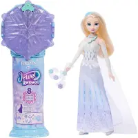 Disney Frozen Jewel Reveal Elsa Fashion Doll W/ 8 Surprises Including Gem Box & 10 Accessories - Pink - ONE SIZE
