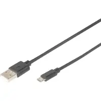 Digitus USB CONNECTION CABLE, TYPE A - MICRO B (AK-300127-018-S)