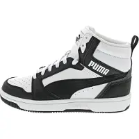 Puma REBOUND V6 MID JR lasten urheilukengät mustat 39383101 koko 37.5