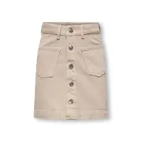 ONLY Kogamazing Col Skirt Tai Dnm - Beige - 152